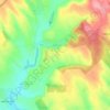 Jarok topographic map, elevation, terrain