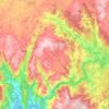 Negreira topographic map, elevation, terrain