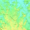 Sukamulya topographic map, elevation, terrain