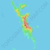 母島 topographic map, elevation, terrain