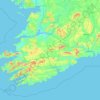 Munster topographic map, elevation, terrain