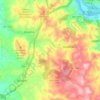 Assafarge e Antanhol topographic map, elevation, terrain