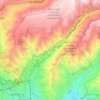 Periférica topographic map, elevation, terrain