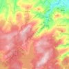 Nantglyn topographic map, elevation, terrain