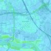 Barendrecht topographic map, elevation, terrain