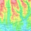 Bahçelievler topographic map, elevation, terrain