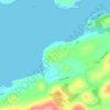 Dromclogh topographic map, elevation, terrain