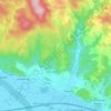 93109 topographic map, elevation, terrain