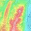 Pommiers topographic map, elevation, terrain