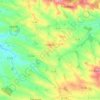 Cadours topographic map, elevation, terrain