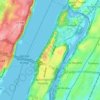 Manhattan Community Board 12 topographic map, elevation, terrain