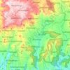 Bruno topographic map, elevation, terrain