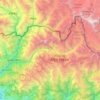 Gosaikunda topographic map, elevation, terrain