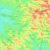 Kwadaso Municipal District topographic map, elevation, terrain