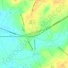 Rhine topographic map, elevation, terrain