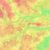Медновское сельское поселение topographic map, elevation, terrain