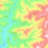 Jubrique topographic map, elevation, terrain