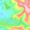 Askerswell topographic map, elevation, terrain