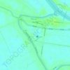 Thị trấn Chợ Mới topographic map, elevation, terrain