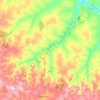 Borá topographic map, elevation, terrain
