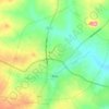 Bida topographic map, elevation, terrain