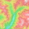 Branzi topographic map, elevation, terrain