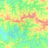 Cerro Largo topographic map, elevation, terrain