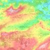 la Vall de Gallinera topographic map, elevation, terrain