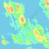 Great Bernera topographic map, elevation, terrain