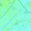 Charlton-on-Otmoor topographic map, elevation, terrain