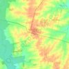 Caseros topographic map, elevation, terrain