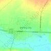 Sterling City topographic map, elevation, terrain