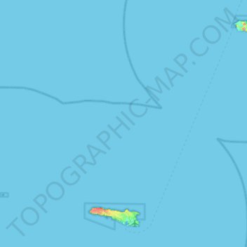 Pelagie Islands topographic map, elevation, terrain