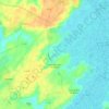 Saint-Georges-de-Bohon topographic map, elevation, terrain