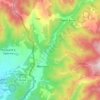 Muhovac topographic map, elevation, terrain