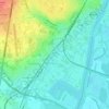 Saint-Clément topographic map, elevation, terrain
