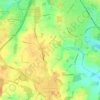 Hockley Heath topographic map, elevation, terrain