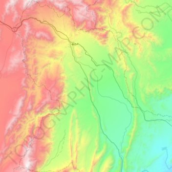 Machh Tehsil topographic map, elevation, terrain
