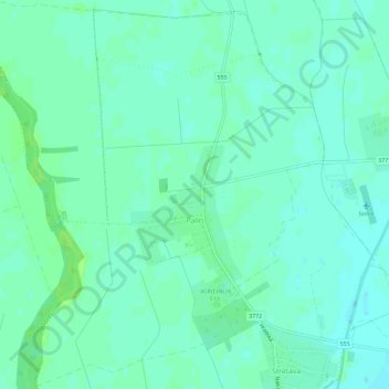 Palín topographic map, elevation, terrain