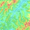 Ouro Fino Paulista topographic map, elevation, terrain