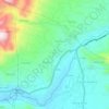 Bies topographic map, elevation, terrain