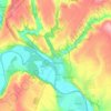 Grigoriopol topographic map, elevation, terrain