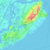 Staten Island topographic map, elevation, terrain