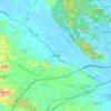 Yên Sơn Ward topographic map, elevation, terrain