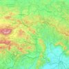 Región de Prešov topographic map, elevation, terrain