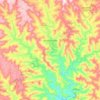 São Bernardino topographic map, elevation, terrain