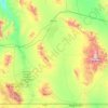 Cochise County topographic map, elevation, terrain