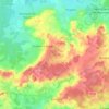 Cheviré-le-Rouge topographic map, elevation, terrain