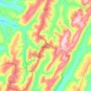 Kibungo topographic map, elevation, terrain