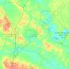 Kecamatan Pinggir topographic map, elevation, terrain